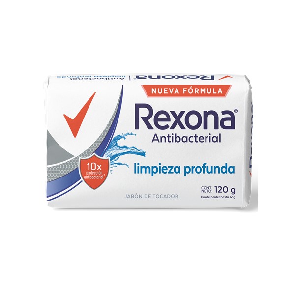 Rexona Antibacterial Limpieza Profunda 120g