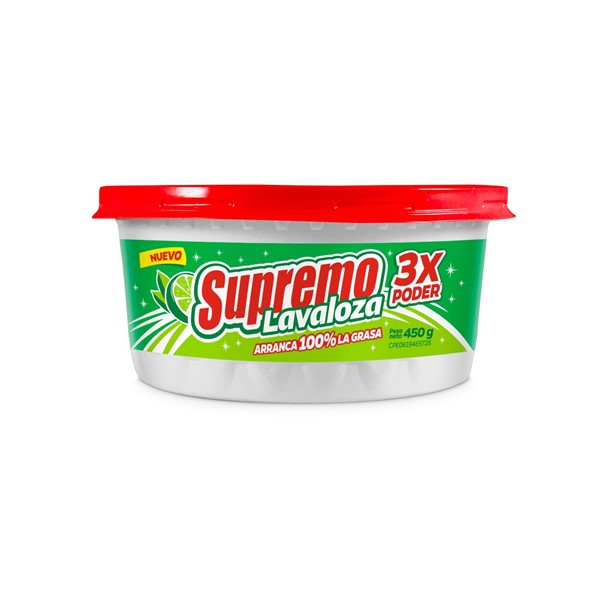 Supremo Lavaloza Crema Limón 450g