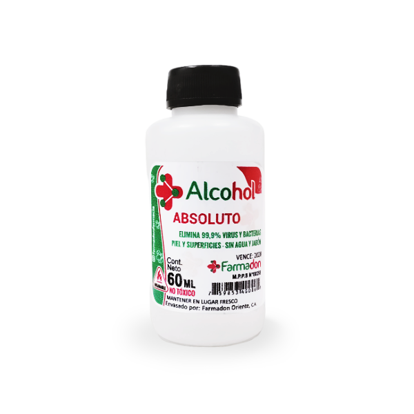Alcohol Absoluto 60ml - Farmadon