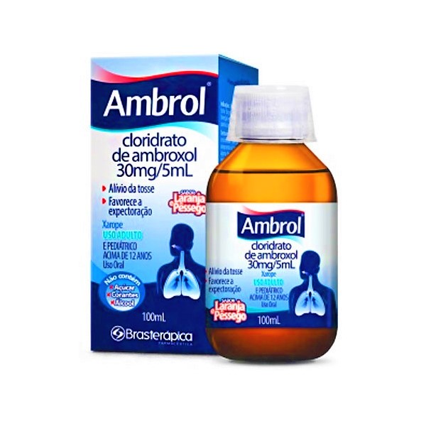 Ambrol Ambroxol Jarabe 30mg/5ml x 100ml - Brasterapica
