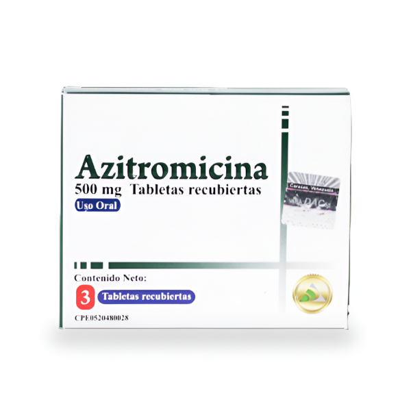Azitromicina 500mg x 3 Tabletas - DAC55