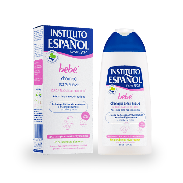Bebé Champú Extra Suave 300ml - Instituto Español