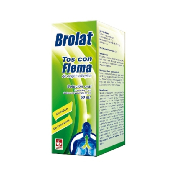 Brolat Ambroxol+Loratadina Jarabe 5-30mg/ml x 60ml - Siegfried