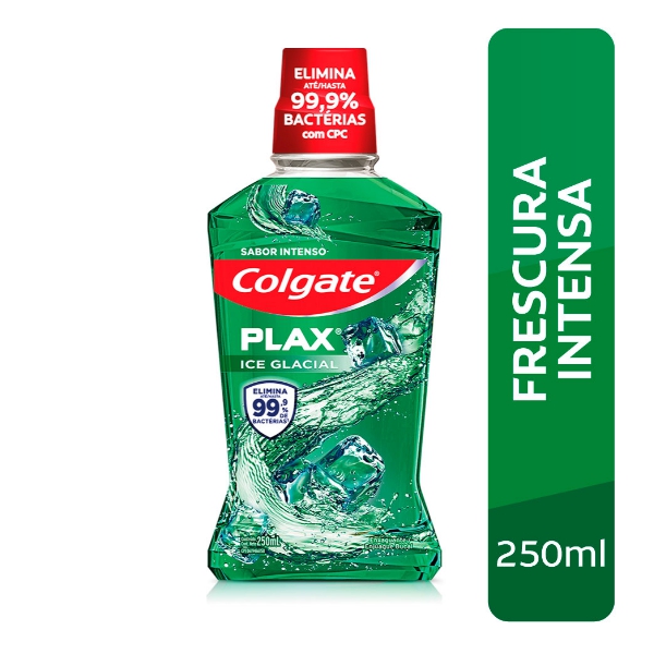 Colgate Plax Enjuague Bucal Ice Glacial 250ml