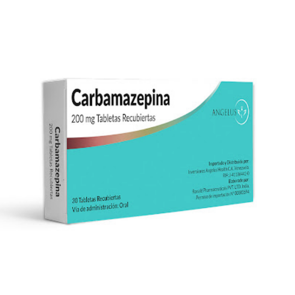 Carbamazepina 200mg x 30 Tabletas - Angelus
