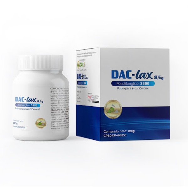 Dac-Lax Polietilenglicol Suspensión En Polvo 8,5g x 120ml - DAC55