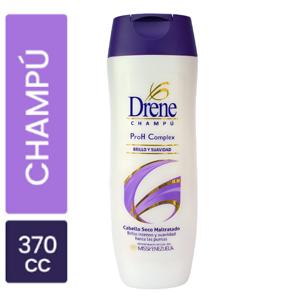 Drene Champú ProH Complex Brillo Y Suavidad x 370ml