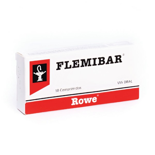 Flemibar Metamizol+Pitofenona 10M-250MGx 10 Comprimidos - Rowe