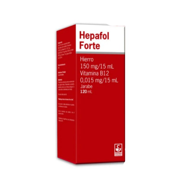 Hepafol Forte Hierro+Vitamina B12 Jarabe x 120ml - Siegfried