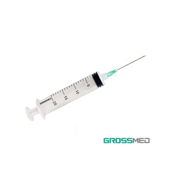 Jeringa 20ml 21g x 1 1/2 - Grossmed