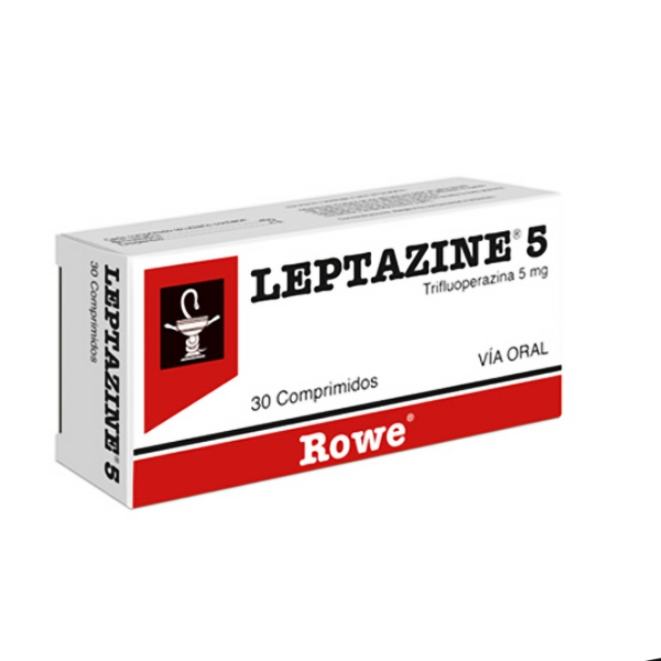 Leptazine Trifluoperazina 5mg x 30 Comprimidos - Rowe