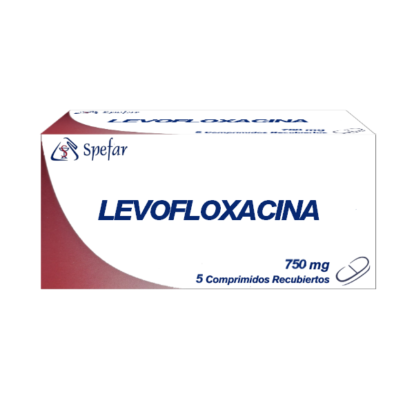 Levofloxacina 750mg x 5 Comprimidos - Spefar