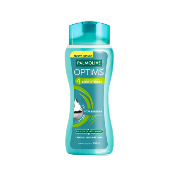 Palmolive Optims Champú Acondicionador Vital Keratina 400ml