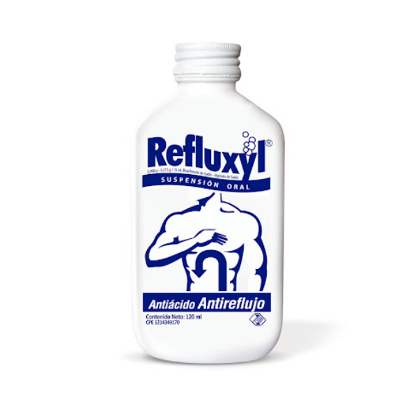 Refluxyl Alginato De Sodio+Bicarbonato De Sodio Suspensión Oral x 120ml - Zuoz