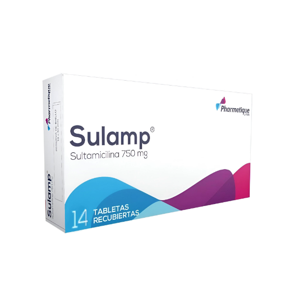 Sulamp Sultamicilina 750mg x 14 Tabletas - Pharmetique