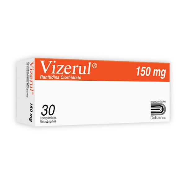 Vizerul Ranitidina 150mg x 30 Comprimidos - Dollder