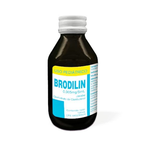 Brodilin Clembuterol Jarabe Pediátrico 0.005mg/5ml x 120ml - Zuoz