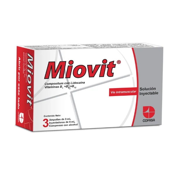 Miovit Complejo B Ampolla 3ml/I.M Kit. x 3 - Cofasa - Farmadon - La ...