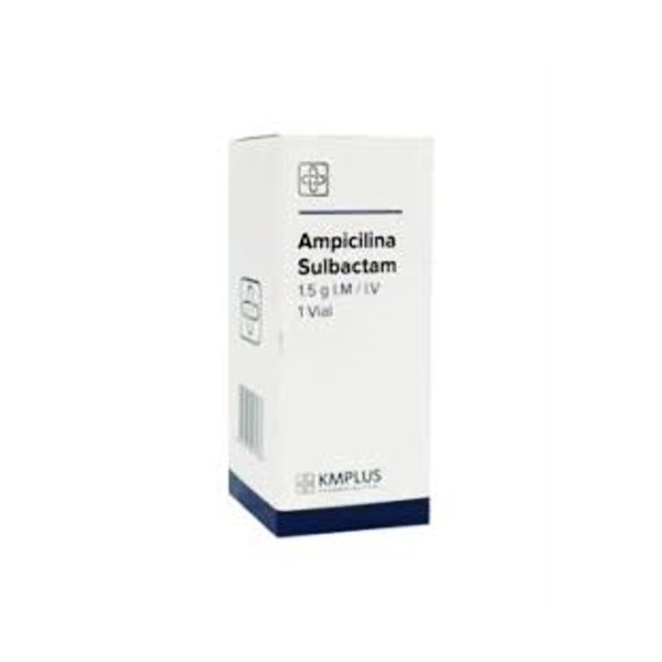 Ampicilina + Sulbactam Ampolla 1.5gr I.M/I.V - Kmplus