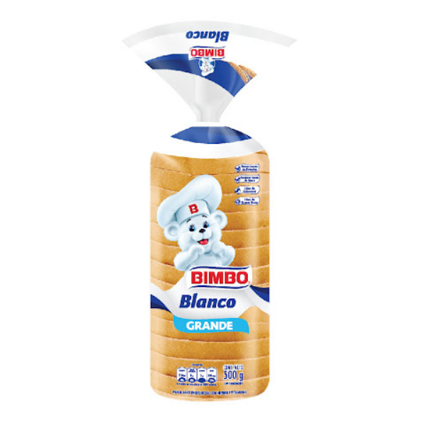 Bimbo Pan Blanco Grande 500g