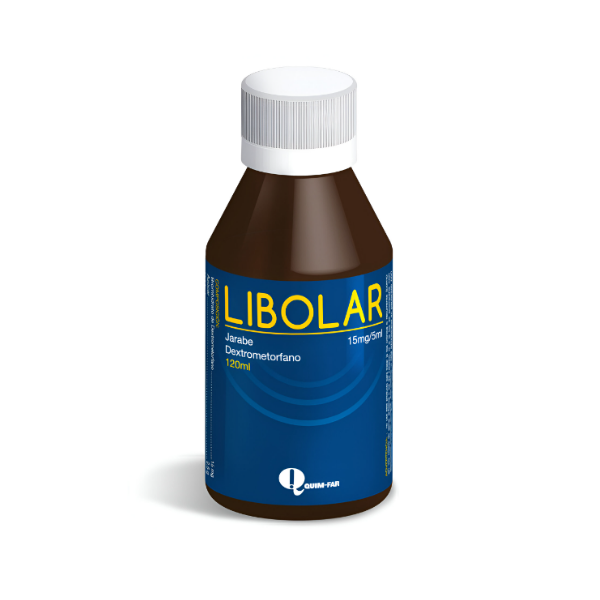 Libolar Dextrometorfano Jarabe 15mg/5ml x 120ml - Quim-Far