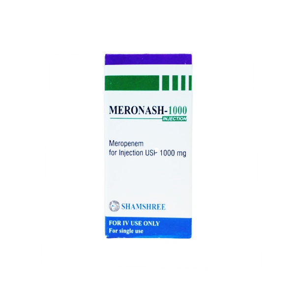 Meronash Meropenem Ampolla 1000mg I.V - Shamshree
