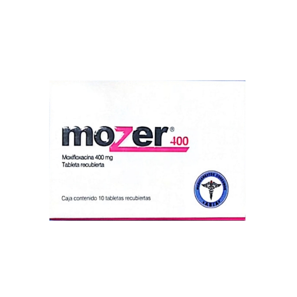 Mozer Moxifloxacina 400mg x 10 Tabletas - Asia