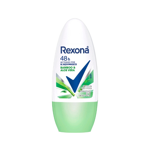 Rexona Desodorante Roll-On Bamboo & Aloe Vera 50Ml.