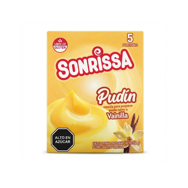 Sonrissa Pudín Sabor Vainilla 66g