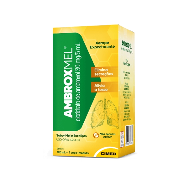 Ambroxmel Ambroxol Jarabe Adulto 30mg/5ml x 120ml Cimed