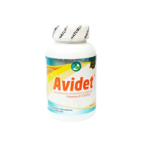 Avidet Vitamina D 2000Ui x 100Tbl Natur Life´S