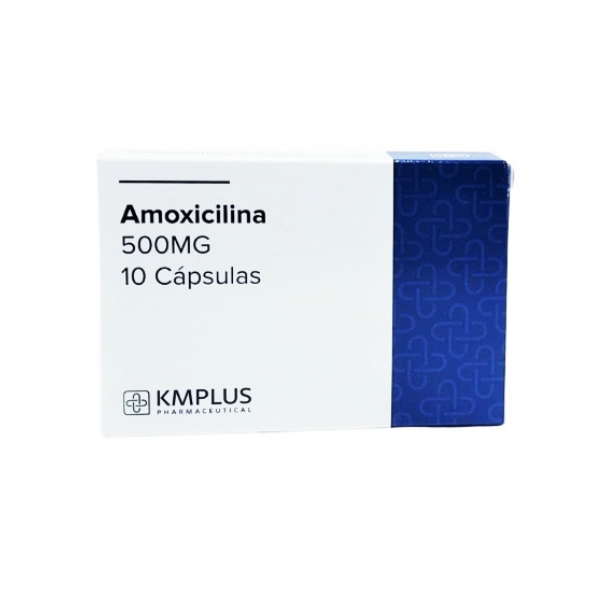 Ampicilina 500mg x 10 Cápsulas Kmplus