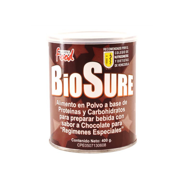 Biosure Alimento En Polvo Chocolate 400g
