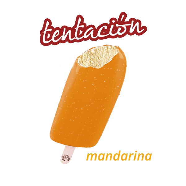 Cali Helado Paleta Tentación Mandarina 70Cc