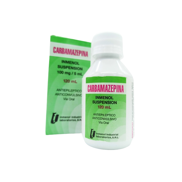 Carbamazepina Suspensión Oral 100mg/5ml x 120ml Inmenol