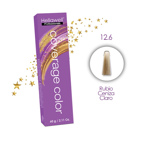 Coverage Color Tinte 126 Rubio Ceniza Claro 60gr