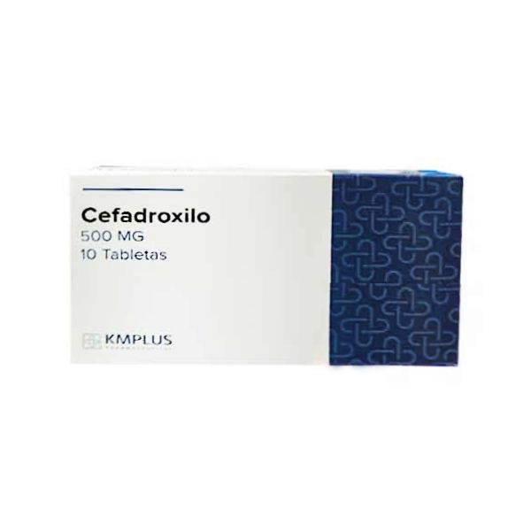 Cefadroxilo 500mg x 10 Tabletas Kmplus