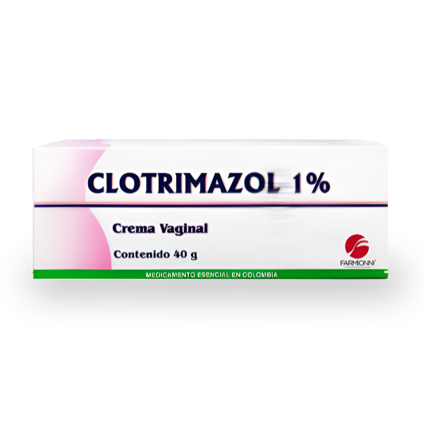 Clotrimazol 1% Crema Vaginal 40gr 6 Aplicadores Farmionni
