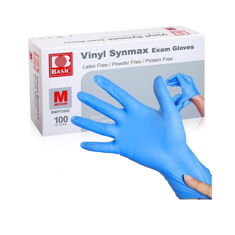 Guantes De Nitrilo Talla M x 100 Unidades Basic