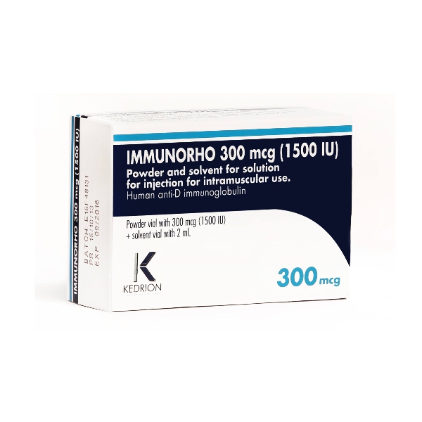 Immunorho 300Mcg Ampolla Kedrion Biopharma RHOGAM