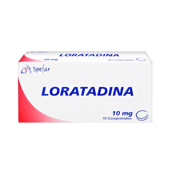 Loratadina 10mg x 10 Tabletas Spefar