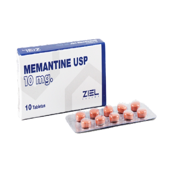 Memantina 10mg x 10 Tabletas Ziel Pharma