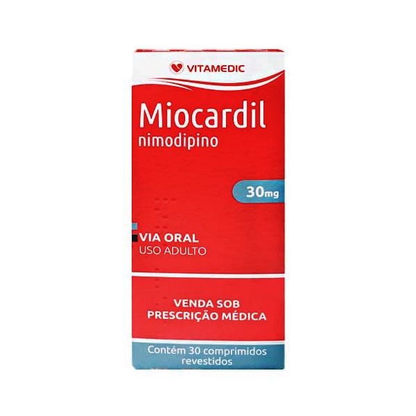 Miocardil Nimodipina 30mg x 30 Comprimidos Vitamedic