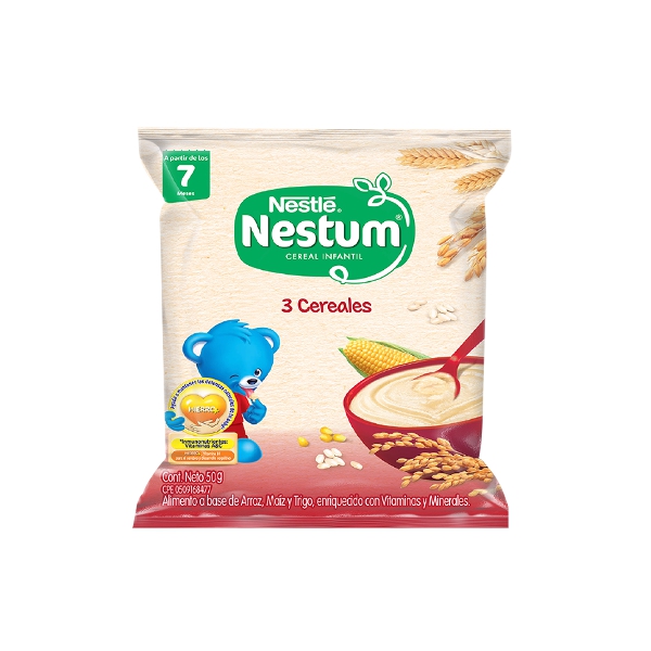 Nestum 3 Cereales Bolsa 50gr