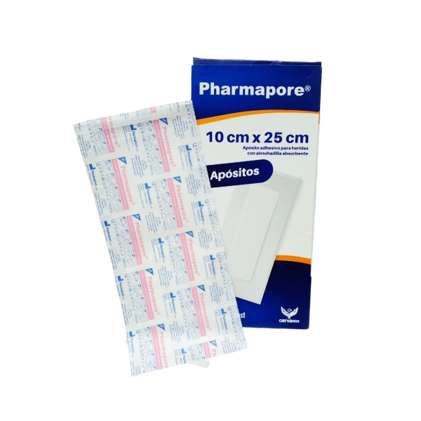 Pharmapore Aposito Para Heridas 10Cm x 25Cm Pharmaplast x 1 Unidad - Imagen 2