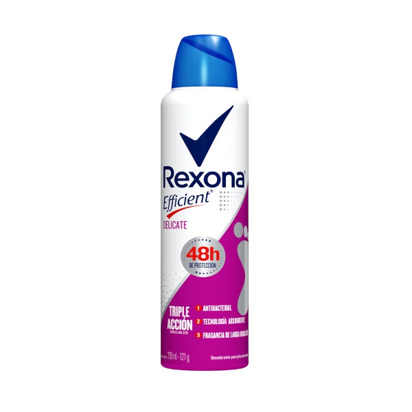 Rexona Desodorante Aerosol Efficient Delicate 210ml