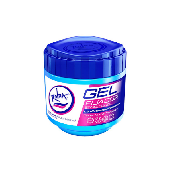 Rolda Gel Fijador Extractos Botanicos Azul 120gr