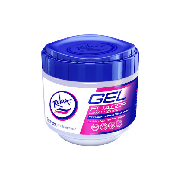 Rolda Gel Fijador Extractos Botanicos Blanco 250gr