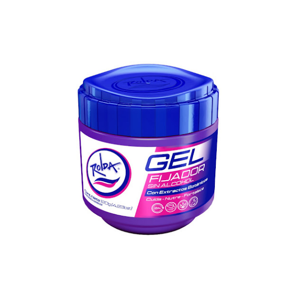 Rolda Gel Fijador Extractos Botanicos Morado 120gr