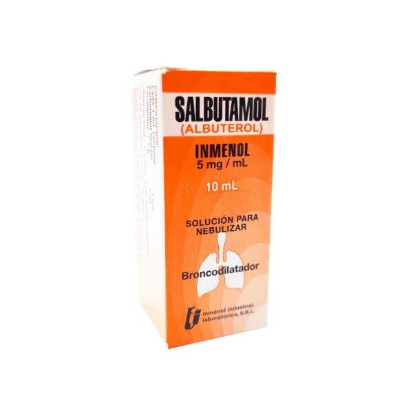 Salbutamol Gotas Para Nebulizar 5mg/ml x 10ml Inmenol